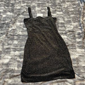 BLACK AND SILVER DRESS